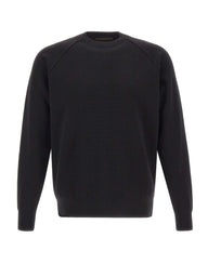 FILIPPO DE LAURENTIIS Maglia in lana merino extrafine BLACK Uomo 