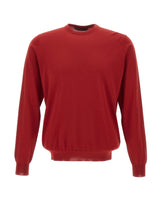 FILIPPO DE LAURENTIIS Maglia in lana merino superfine RED Uomo 