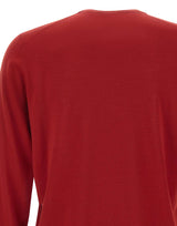 FILIPPO DE LAURENTIIS Maglia in lana merino superfine RED Uomo 