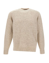 FILIPPO DE LAURENTIIS Maglia in lana e alpaca BEIGE Uomo 