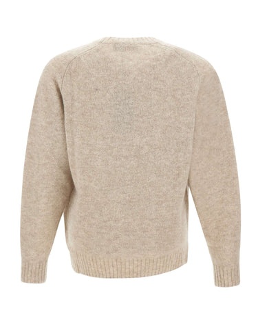 FILIPPO DE LAURENTIIS Maglia in lana e alpaca BEIGE Uomo 