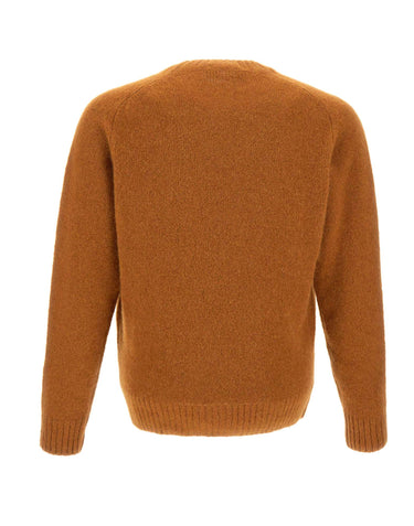FILIPPO DE LAURENTIIS Maglia in lana e alpaca ORANGE Uomo 