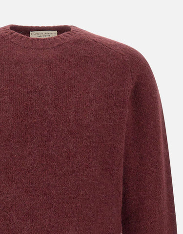 FILIPPO DE LAURENTIIS Maglia in lana e alpaca RED Uomo 