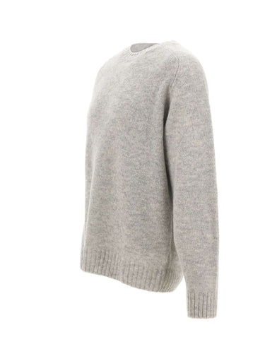 FILIPPO DE LAURENTIIS Maglia in lana e alpaca GREY Uomo 