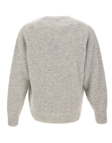 FILIPPO DE LAURENTIIS Maglia in lana e alpaca GREY Uomo 