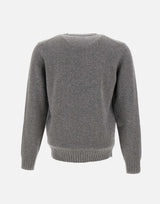 FILIPPO DE LAURENTIIS Pullover  in lana e cashmere GREY Uomo 