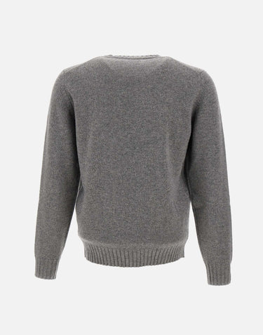 FILIPPO DE LAURENTIIS Pullover  in lana e cashmere GREY Uomo 