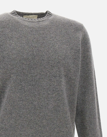FILIPPO DE LAURENTIIS Pullover  in lana e cashmere GREY Uomo 