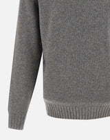 FILIPPO DE LAURENTIIS Pullover  in lana e cashmere GREY Uomo 