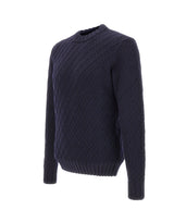FILIPPO DE LAURENTIIS Maglia in lana merino extrafine BLUE Uomo 