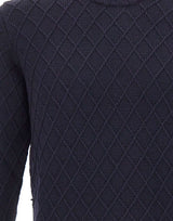 FILIPPO DE LAURENTIIS Maglia in lana merino extrafine BLUE Uomo 