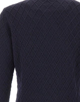 FILIPPO DE LAURENTIIS Maglia in lana merino extrafine BLUE Uomo 