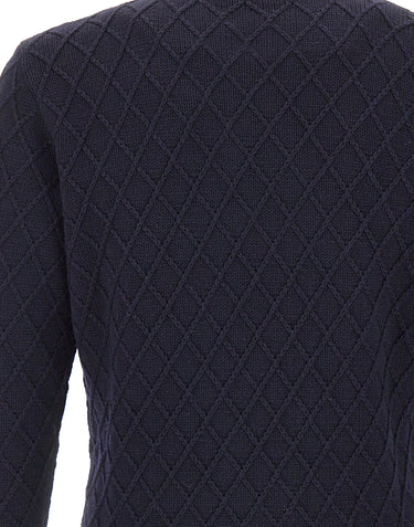 FILIPPO DE LAURENTIIS Maglia in lana merino extrafine BLUE Uomo 