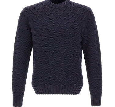 FILIPPO DE LAURENTIIS Maglia in lana merino extrafine BLUE Uomo 