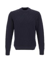 FILIPPO DE LAURENTIIS Maglia in lana merino extrafine BLUE Uomo 