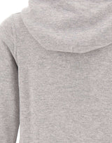 FILIPPO DE LAURENTIIS Maglia con cappuccio in lana e cashmere GREY Uomo 