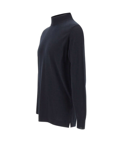FILIPPO DE LAURENTIIS Maglia in cotone e cashmere BLUE Uomo 