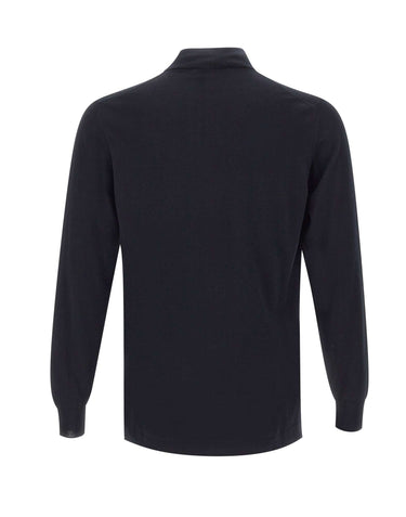 FILIPPO DE LAURENTIIS Maglia in cotone e cashmere BLUE Uomo 