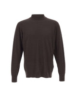 FILIPPO DE LAURENTIIS Maglia in lana merino BROWN Uomo 