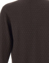 FILIPPO DE LAURENTIIS Maglia in lana merino BROWN Uomo 