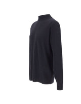 FILIPPO DE LAURENTIIS Maglia in lana merino BLUE Uomo 