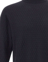 FILIPPO DE LAURENTIIS Maglia in lana merino BLUE Uomo 