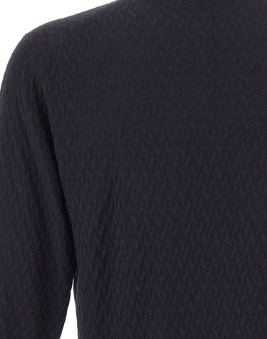 FILIPPO DE LAURENTIIS Maglia in lana merino BLUE Uomo 