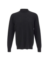 FILIPPO DE LAURENTIIS Maglia in lana merino BLACK Uomo 