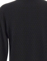 FILIPPO DE LAURENTIIS Maglia in lana merino BLACK Uomo 
