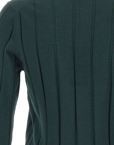 FILIPPO DE LAURENTIIS Lupetto in lana a maxi coste GREEN Uomo 