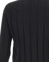 FILIPPO DE LAURENTIIS Lupetto in lana a maxi coste BLACK Uomo 