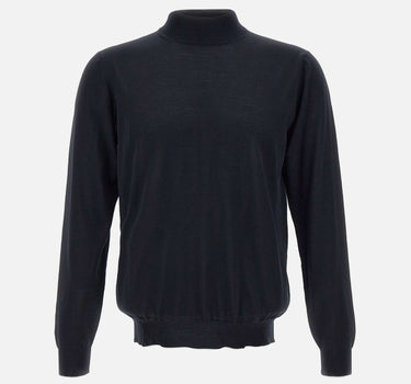 FILIPPO DE LAURENTIIS Maglia in lana merino BLUE Uomo 