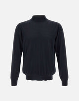 FILIPPO DE LAURENTIIS Maglia in lana merino BLUE Uomo 