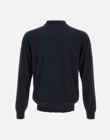 FILIPPO DE LAURENTIIS Maglia in lana merino BLUE Uomo 