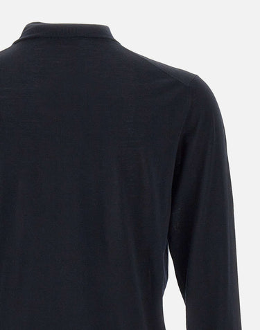 FILIPPO DE LAURENTIIS Maglia in lana merino BLUE Uomo 