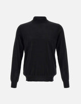 FILIPPO DE LAURENTIIS Maglia in lana merino BLACK Uomo 