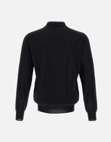 FILIPPO DE LAURENTIIS Maglia in lana merino BLACK Uomo 