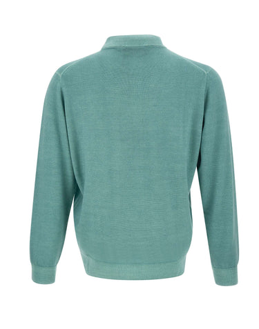 FILIPPO DE LAURENTIIS Maglia in lana merino GREEN Uomo 
