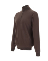FILIPPO DE LAURENTIIS Maglia in lana merino BROWN Uomo 