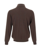 FILIPPO DE LAURENTIIS Maglia in lana merino BROWN Uomo 
