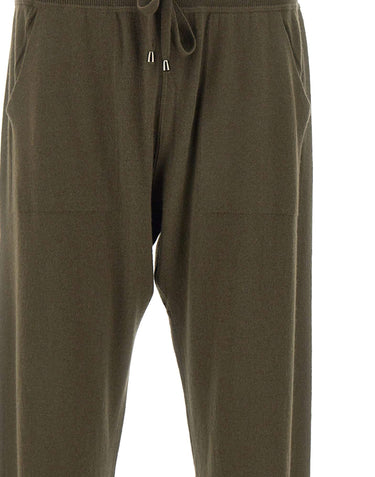 FILIPPO DE LAURENTIIS Pantaloni in lana e cashmere GREEN Uomo 