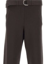 FILIPPO DE LAURENTIIS Pantalone in lana merino BROWN Uomo 