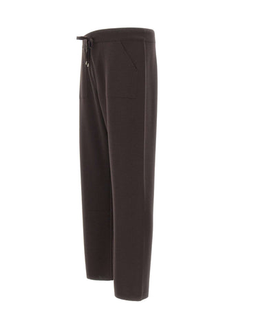 FILIPPO DE LAURENTIIS Pantalone in lana merino BROWN Uomo 