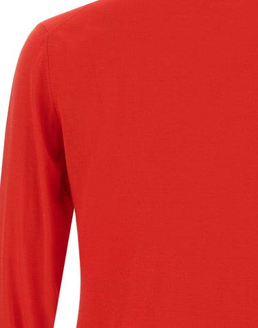 FILIPPO DE LAURENTIIS Polo in lana merino RED Uomo 