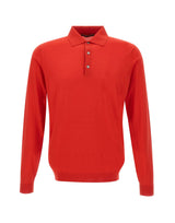 FILIPPO DE LAURENTIIS Polo in lana merino RED Uomo 