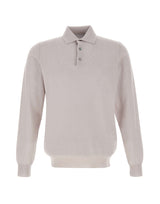FILIPPO DE LAURENTIIS Polo in cashmere GREY Uomo 