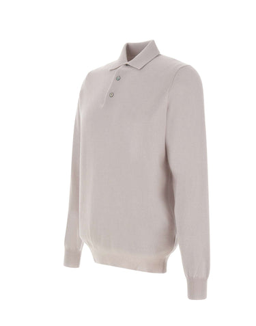 FILIPPO DE LAURENTIIS Polo in cashmere GREY Uomo 