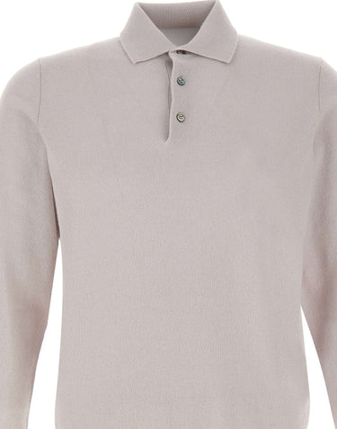 FILIPPO DE LAURENTIIS Polo in cashmere GREY Uomo 