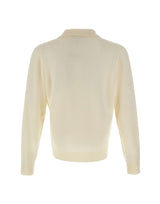 FILIPPO DE LAURENTIIS Polo skipper in lana merino WHITE Uomo 
