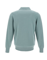 FILIPPO DE LAURENTIIS Polo in lana merino GREEN Uomo 